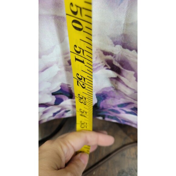 enfocus studio womens maxi cocktail dress size 12 mesh shoulders floral skirt - Picture 4 of 10